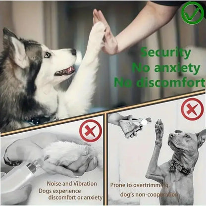 Dog Nail Care File and Scratch Pad - Stress-Free Grooming Tool to Prevent Furniture Damage from Long Nails