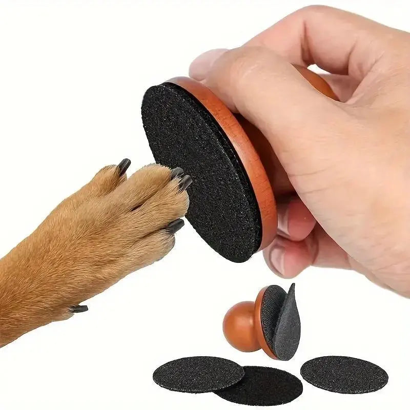 Dog Nail Care File and Scratch Pad - Stress-Free Grooming Tool to Prevent Furniture Damage from Long Nails